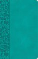 CSB Large Print Personal Size Reference Bible, Teal LeatherTouch