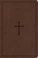 KJV Thinline Bible, Brown LeatherTouch