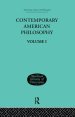 Contemporary American Philosophy: Personal Statements    Volume I