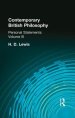 Contemporary British Philosophy: Personal Statements    Third Series