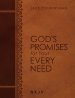 God's Promises for Your Every Need NKJV (Large Text Leathersoft)