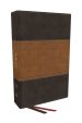 NKJV Study Bible, Leathersoft, Brown, Full-Color, Thumb Indexed, Comfort Print