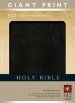 NLT Giant Print Bible: Black, Bonded Leather