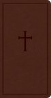 CSB Single-Column Pocket New Testament, Brown LeatherTouch