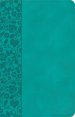 NASB Personal Size Bible, Teal LeatherTouch