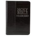 KJV Mini Pocket Bible, Black, Imitation Leather, Ribbon Marker, Verse Finder, One-Year Bible Reading Plan, Presentation Page