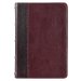 KJV Bible Compact Full-grain Leather, Burgundy/Mahogany