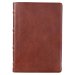 KJV Bible Giant Print Full-size Full-grain Leather, Saddle Tan