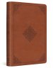 ESV Compact Bible (TruTone, English Saddle, Ornament Design)