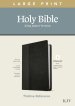 KJV Large Print Thinline Reference Bible, Filament Enabled (LeatherLike, Black/Onyx, Red Letter)