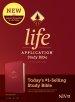 NIV Life Application Study Bible, Red, Imitation Leather, Third Edition, Red Letter, Book Introductions, Maps, Charts, Concordance, Cross-References, Maps, Notes, Christian Worker's Resources