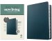 NLT Personal Size Giant Print Bible, Filament Enabled (Genuine Leather, Navy Blue, Indexed, Red Letter)