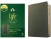 NLT Life Application Study Bible, Third Edition (Genuine Leather, Olive Green, Red Letter)