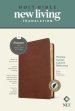 NLT Thinline Center-Column Reference Bible, Filament Enabled (LeatherLike, Rustic Brown, Indexed, Red Letter)