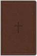 KJV Large Print Personal Size Reference Bible, Brown Leathertouch