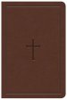 KJV Large Print Compact Reference Bible, Brown LeatherTouch