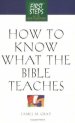 How to Know What the Bible Teaches