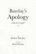 Barclay's Apology in Modern English