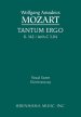 Tantum Ergo, K. 142 / Anh.C 3.04 - Vocal Score