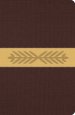 The Message Bible Paraphrase, Bible, Brown, Imitation Leather, One-Column Layout, Timelines, Charts, Ribbon Marker