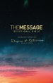 The Message Bible Devotional Bible, Blue, Hardback, Paraphrase, Scriptural Insights, Contemplative Readings, Book Introductions, Reflection Questions, Articles