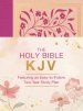 Holy Bible KJV: Featuring an Easy-to-Follow Two-Year Study Plan [Magenta Florals]