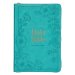 KJV Bible Thinline LP Faux Leather, Teal w/zipper