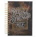 Journal Wirebound Brown Refuge & Strength Ps. 46:1