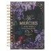 Journal Wirebound Purple Floral His Mercies Lam. 3:22-23