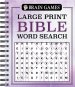 Brain Games - Large Print Bible Word Search