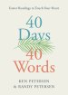 40 Days. 40 Words.