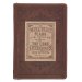 Journal Classic Zip Brown Two-tone A Man's Heart Prov. 16:9