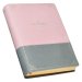 KJV Super Giant Print Bible Two-Tone Pink and Gray Faux Leather