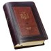 KJV Study Bible LP Faux Leather, Burgundy/Toffee