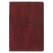 KJV Bible Thinline LP Faux Leather, Burgundy