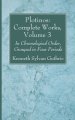 Plotinos: Complete Works, Volume 3