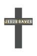 Jesus Saves Notebook: Tagebuch, Notizbuch, Notizheft - Geschenk-Idee f