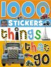 1000 Stickers Things That Go