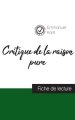 Critique De La Raison Pure De Kant (fiche De Lecture Et Analyse Complete De L'oeuvre)