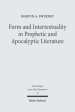 Form and Intertextuality in Prophetic and Apocalyptic Literature