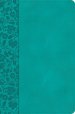 KJV Giant Print Reference Bible, Teal LeatherTouch