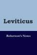 Leviticus: Robertson's Notes