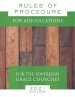 Rules of Procedure for Adjudications For the Sovereign Grace Churches