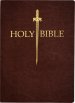 KJV Sword Bible, Large Print, Mahogany Genuine Leather, Thumb Index: (Red Letter, Premium Cowhide, Brown, 1611 Version)