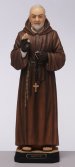 8" Saint Pio Resin Veronese Statue