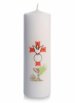 6" x 2" White First Communion / Confirmation Candle