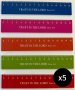 Pack of 5 Scripture Rulers