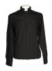 Black Clerical Shirt Long Sleeve - 15.5" Collar