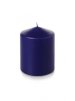 4" x 3" Purple Pillar - Pack of 6