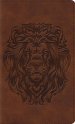 ESV Thinline Bible, Red Letter (TruTone, Brown, Royal Lion Design)